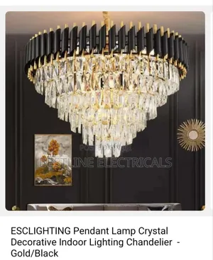 By 400mm Led Cristal Chandelier Light With Lampoder Bulb 
