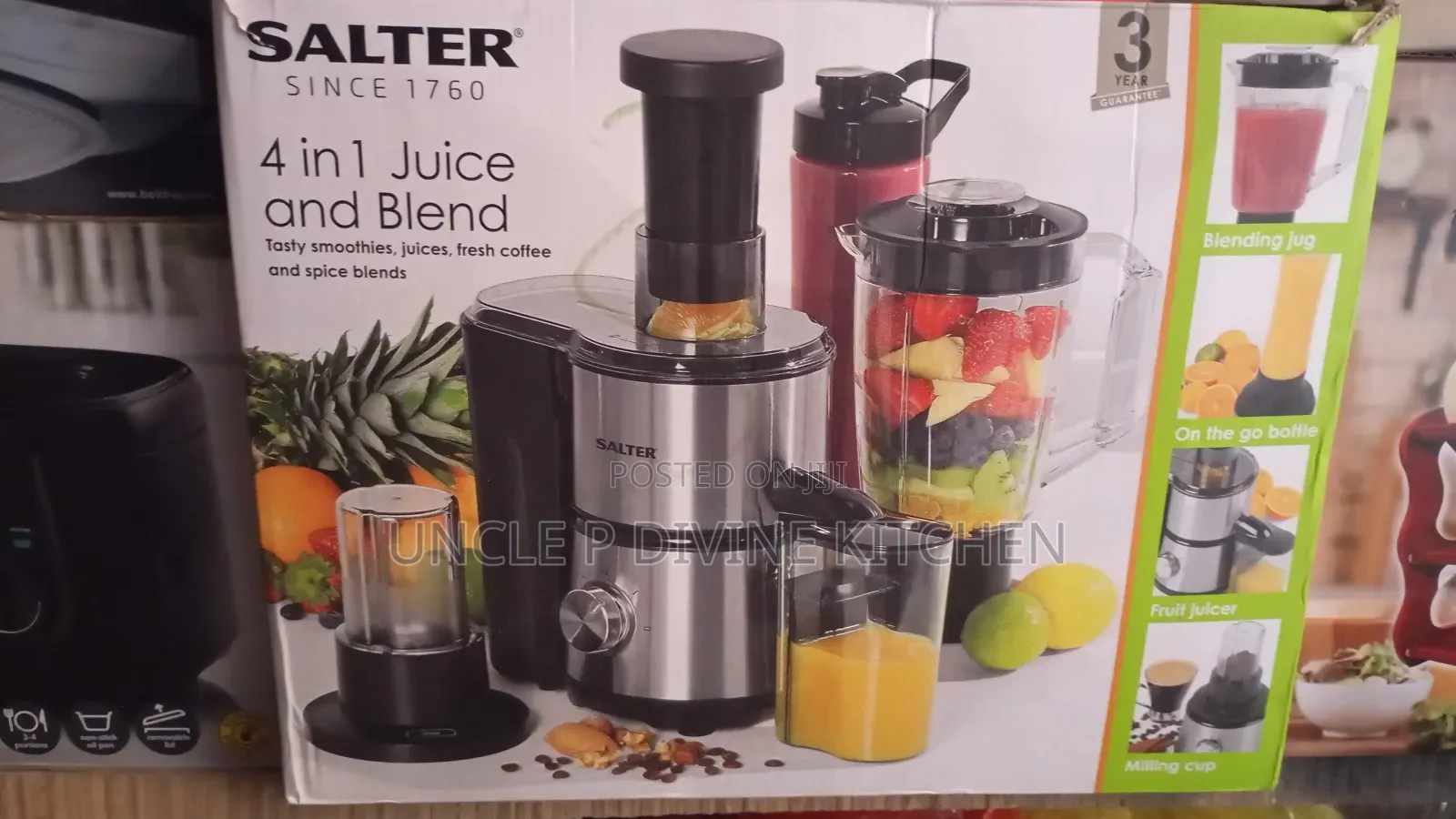 Salter 4in1 Juicer And Blender,