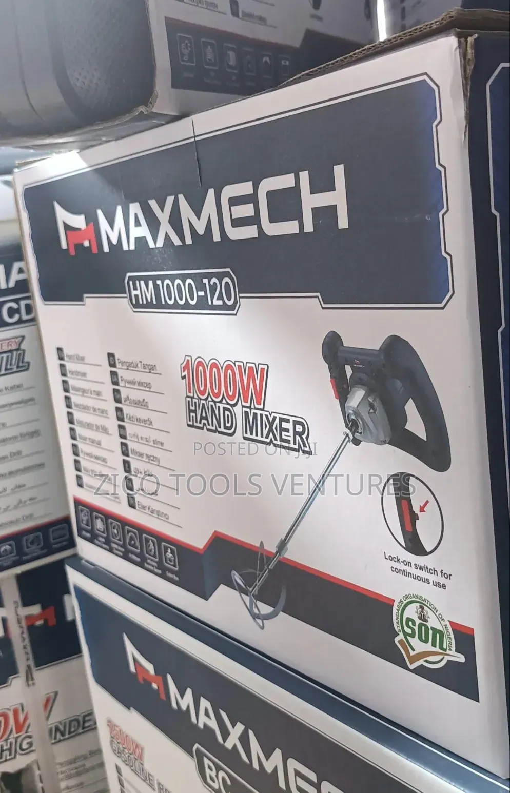 Maxmech Electric Industrial Hand Mixe
