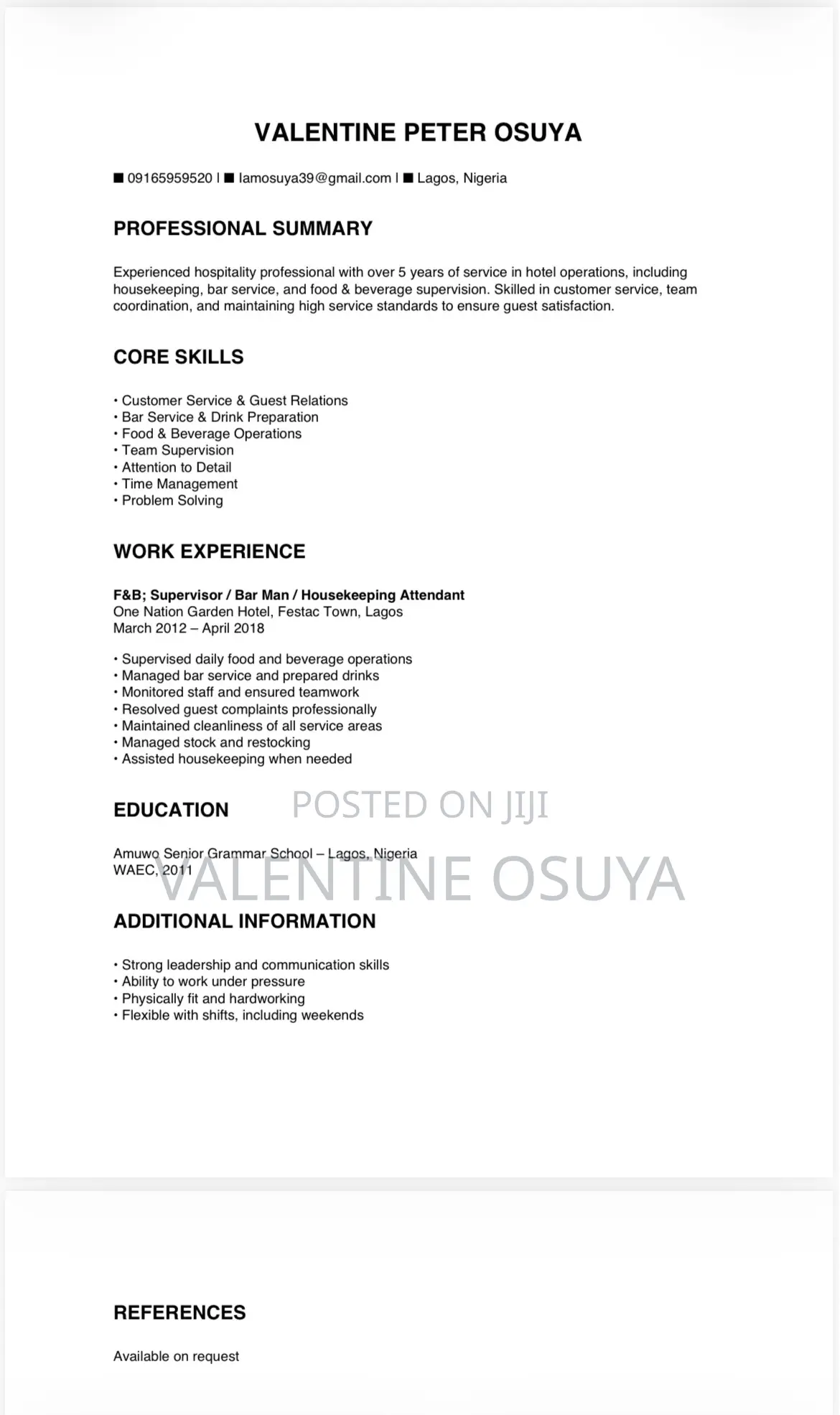 Store Keeper