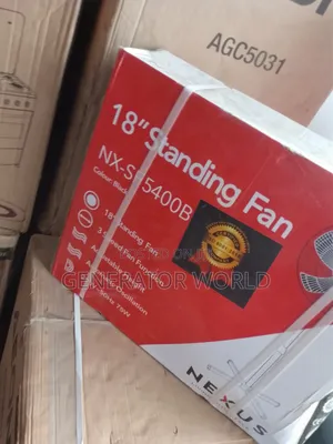 Nexus Nx-Sf5400b Reliable Standing Fan With Strong Speed Control