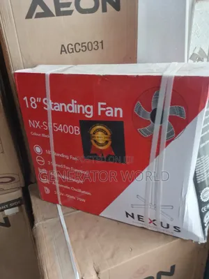 Nexus Nx-Sf5400b Elegant Standing Fan With Durable Blades