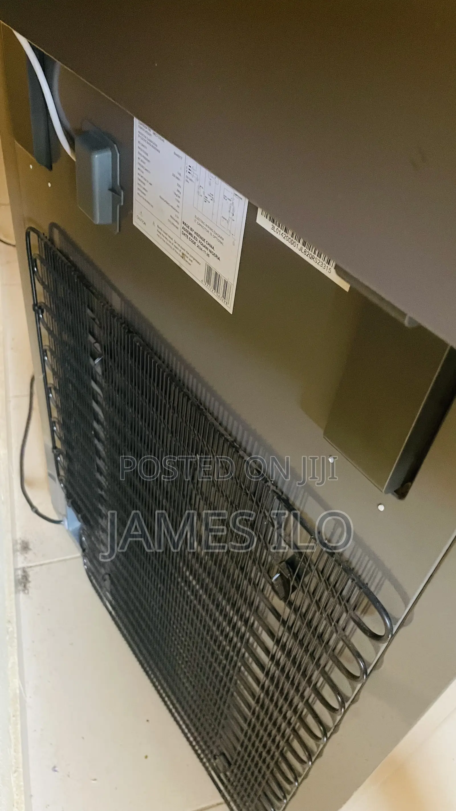 Hisense Freezer Briefly Used