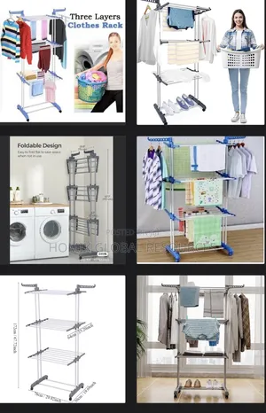 3 Layers Clothe Hanger/Rack With Wheels