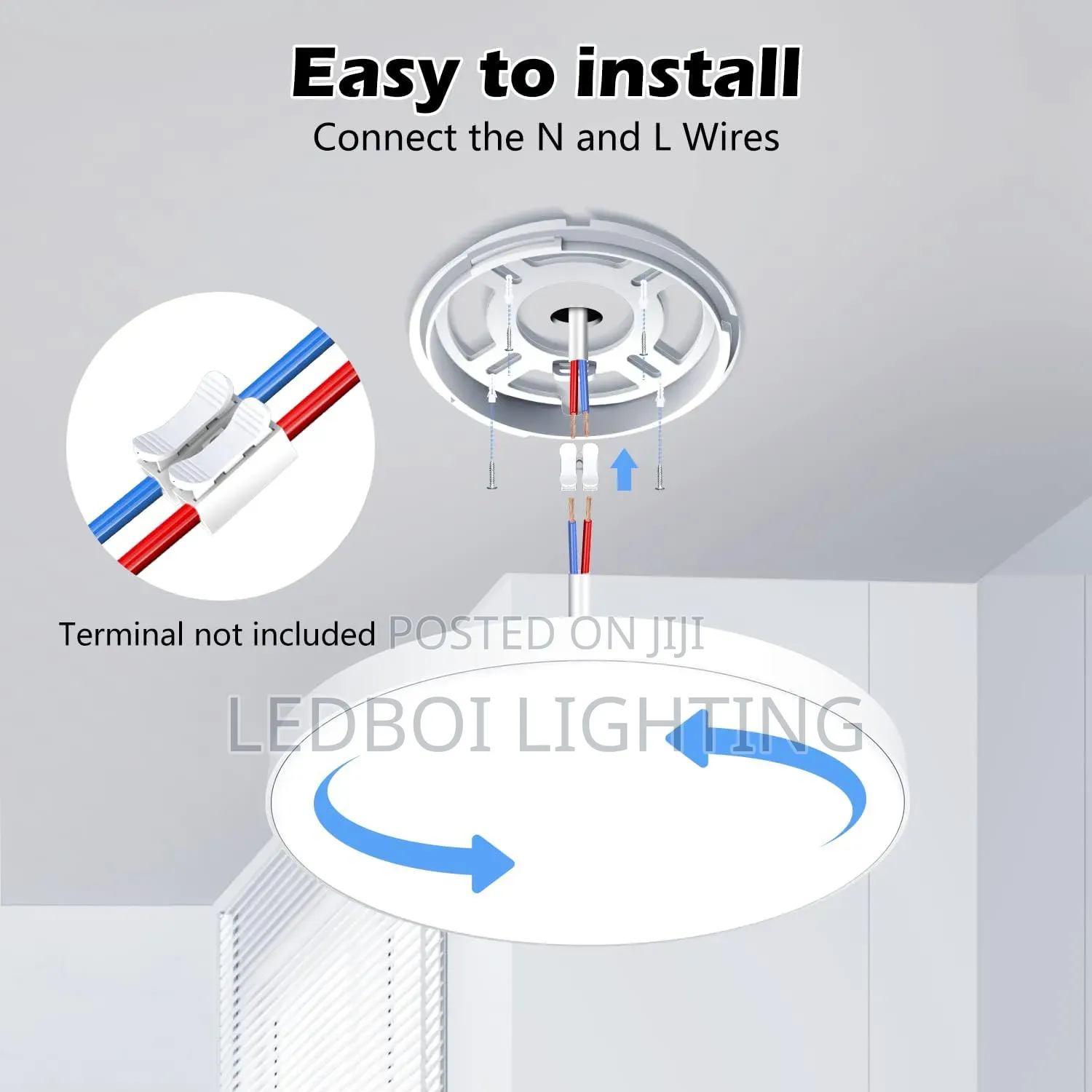Ceiling Fittings With Sensor (24w)