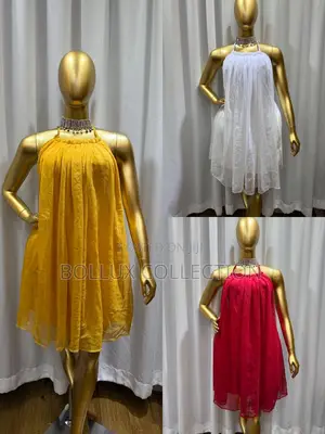 “Sunset Breeze” Halter Chiffon Mini Dress