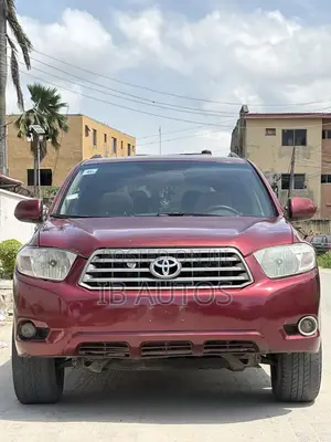 Toyota Highlander 4x4 2008 Red