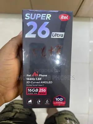 New Itel S26 Ultra 256 GB Black