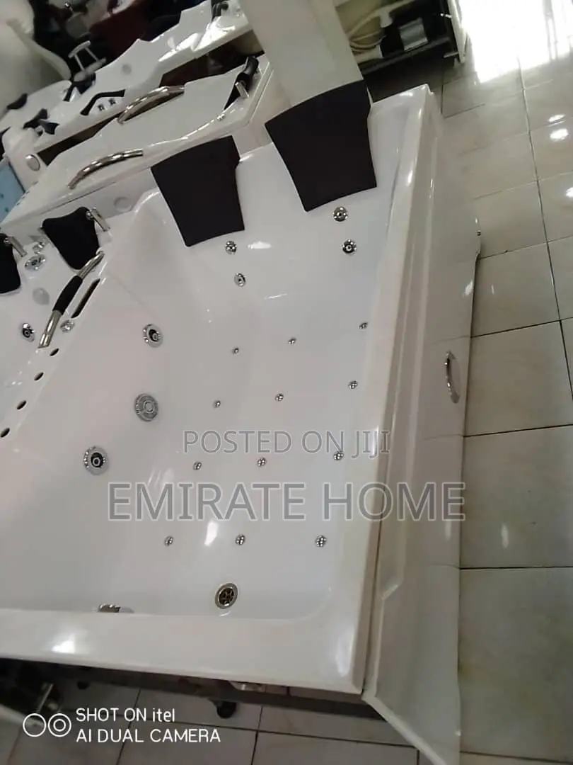 White Double Jacuzzi England Made