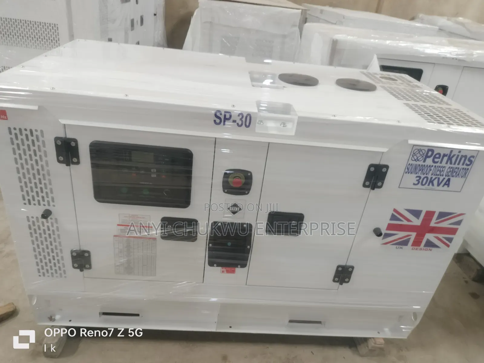 Uk Perkins Soundproof Generator 30kva