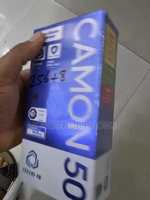 New Tecno Camon 50 256 GB Black