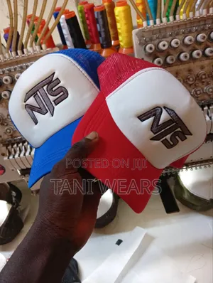 Embroidery on Face Cap
