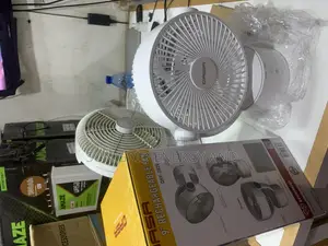 Qasa 9” Rechargeable Fan  | Portable Usb Fan + Strong Battery Backup