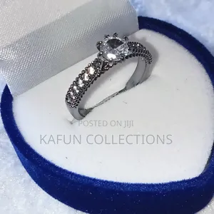 Adjustable Black Proposal Ring
