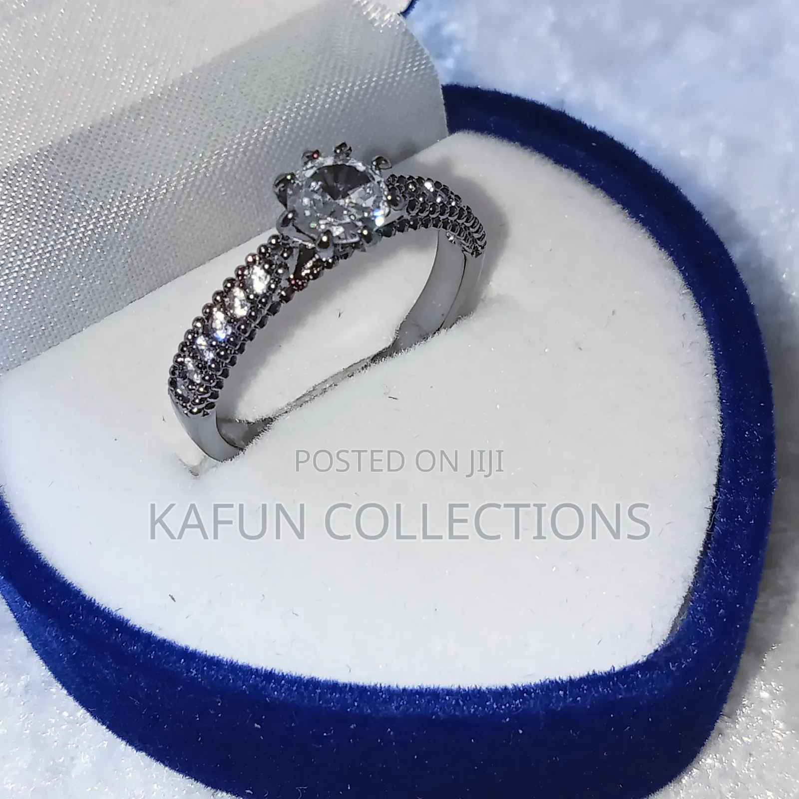 Adjustable Black Proposal Ring