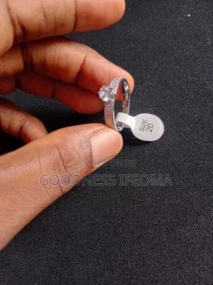 Stainless Steel Engagement Rings. Durable, Available in Different Size