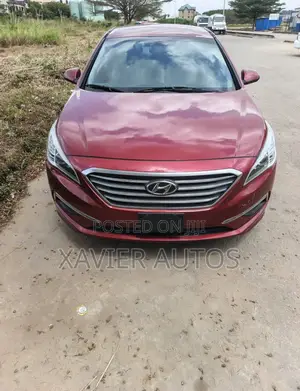 Hyundai Sonata Limited w/Brown Leather 4dr Sedan (2.4L 4cyl 6A) 2015 Red