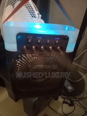 Usb Mist Fan With Led Light