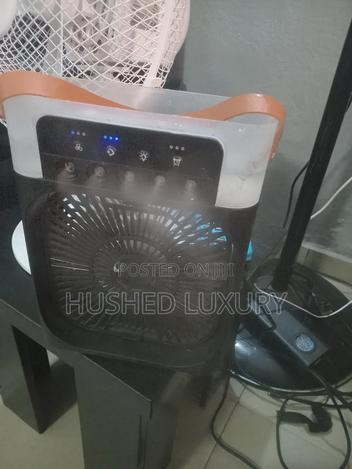 Usb Mist Fan With Led Light
