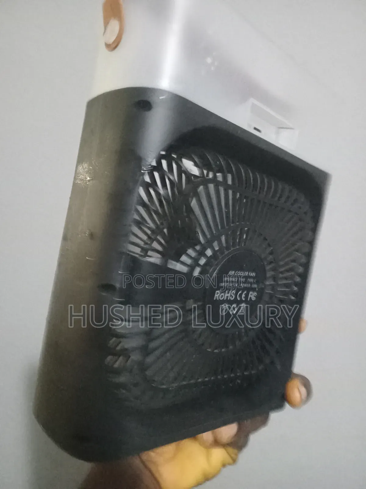 Usb Mist Fan With Led Light