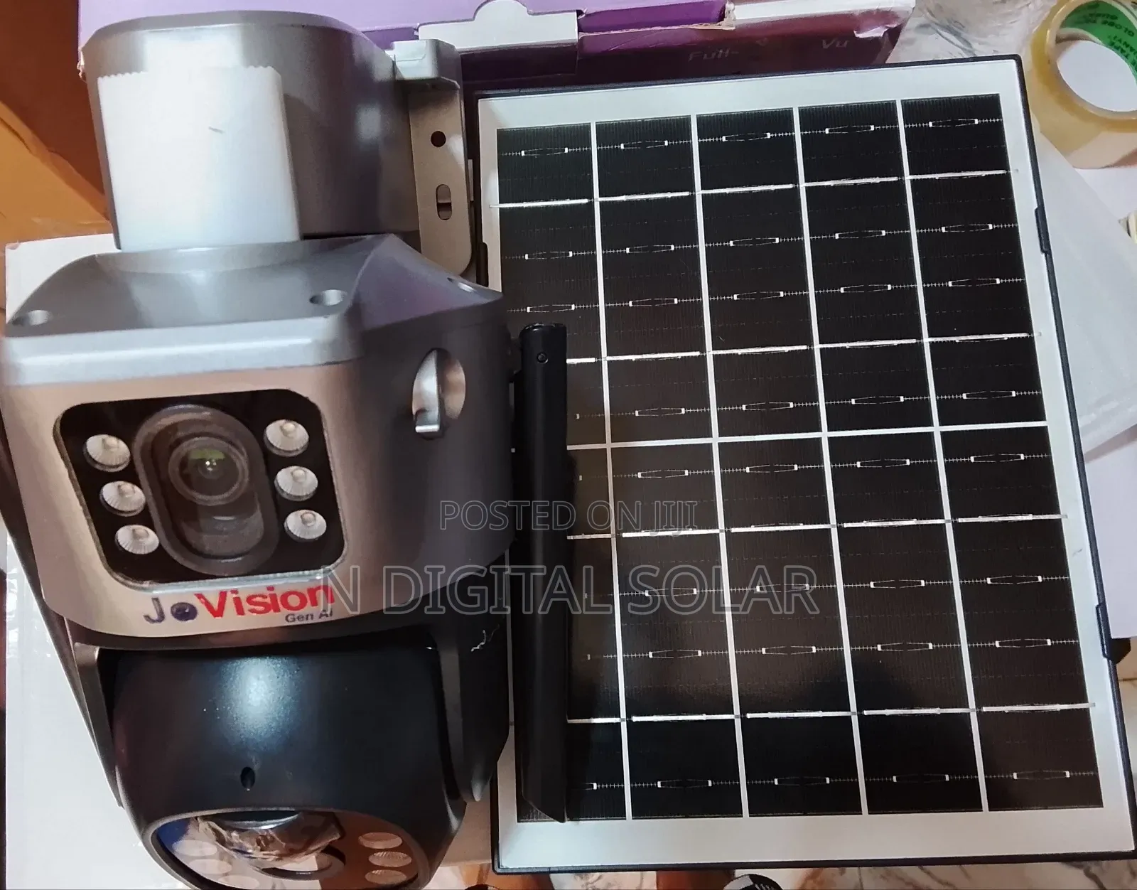 Jovision P6a Dual Lens Solar Camera