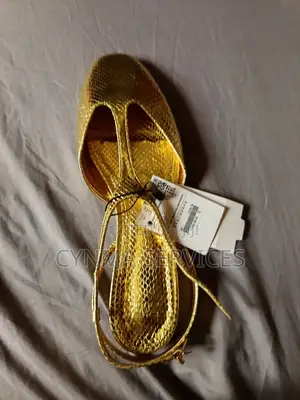 Gold Colour Sandal