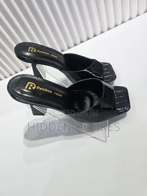 Crocodile Embossed Mules