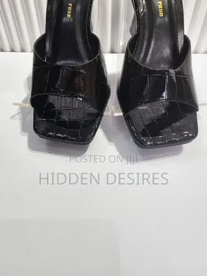 Crocodile Embossed Mules