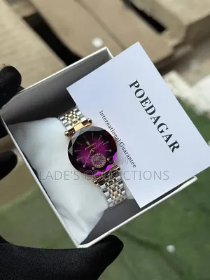 Poedagar Ferminine Leather Wristwatch