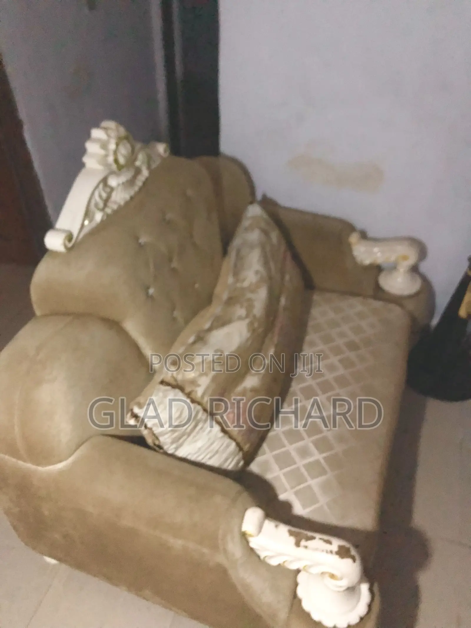 2 Seaters Royal Sofa With Center Table