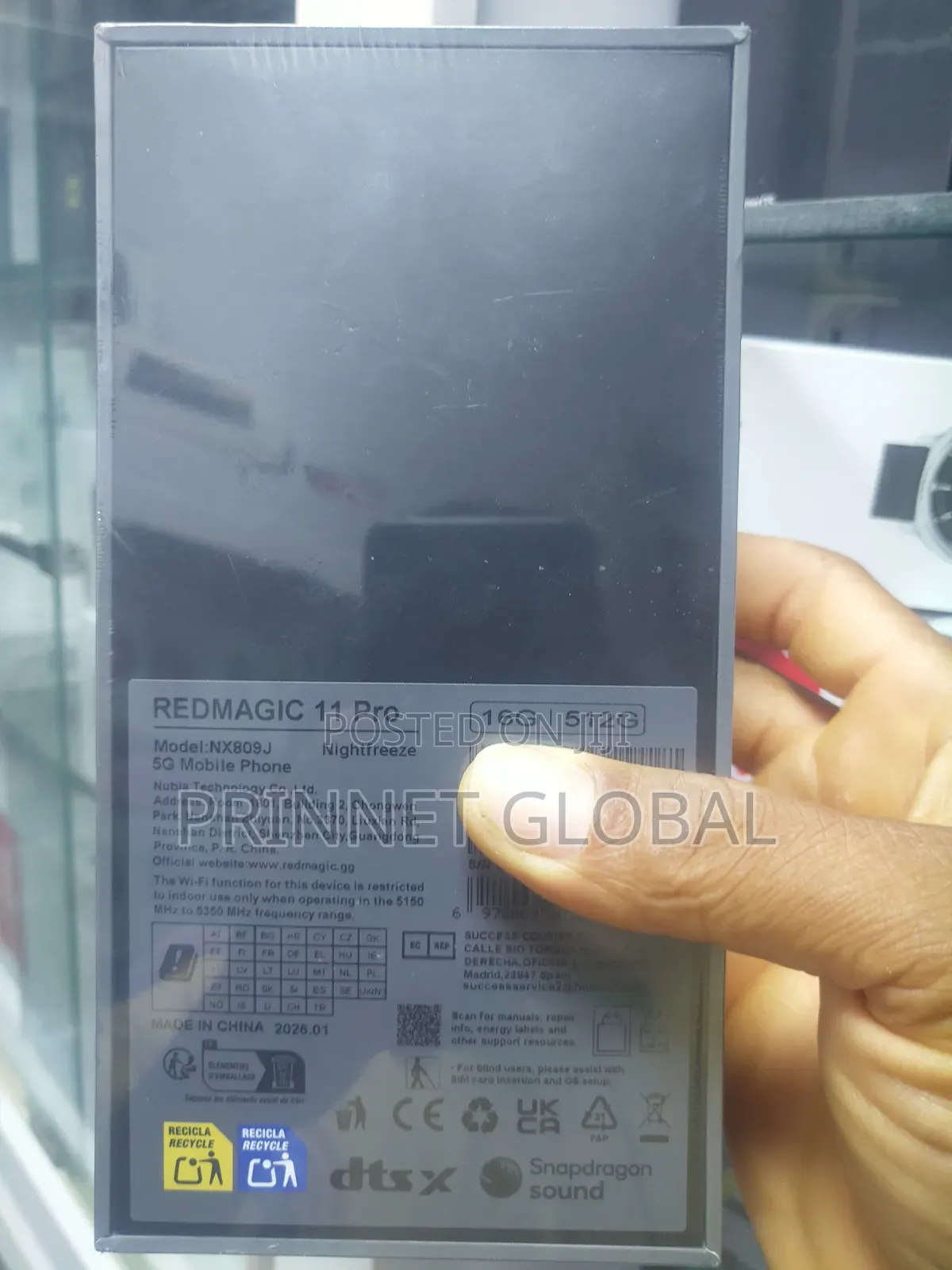 New Mobile Phone 512 GB Red