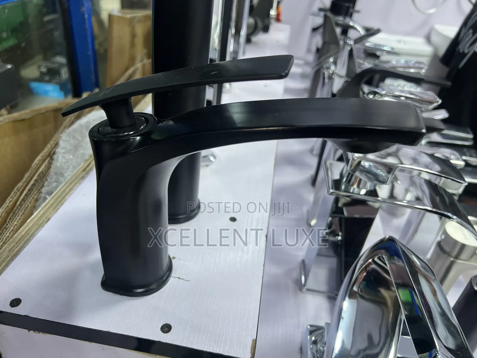 Matt Black Basin Mixer Tap