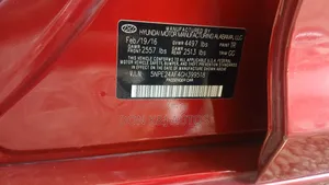 Hyundai Sonata Base Sedan FWD (2.4L 4cyl 6A) 2016 Red