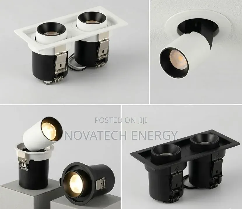 Quality Double Retractable and Adjustable Spot Recess Led Light