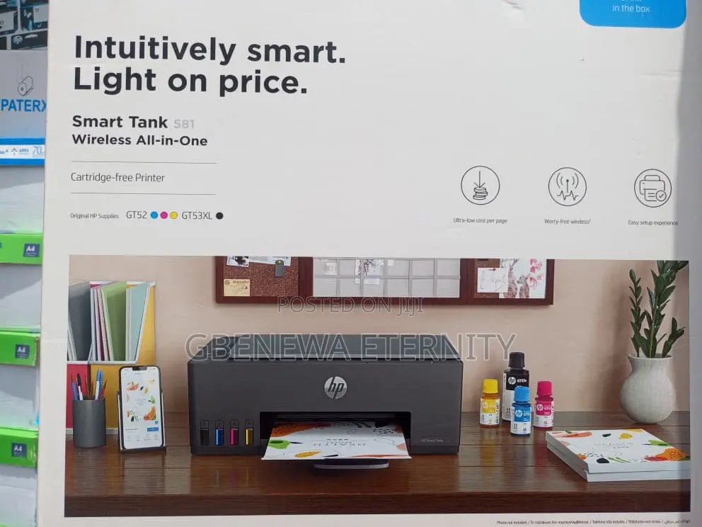 Hp Smart Tank 581 Wireless Printer