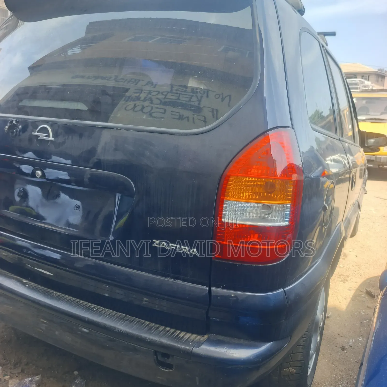 Opel Zafira 2002 Blue