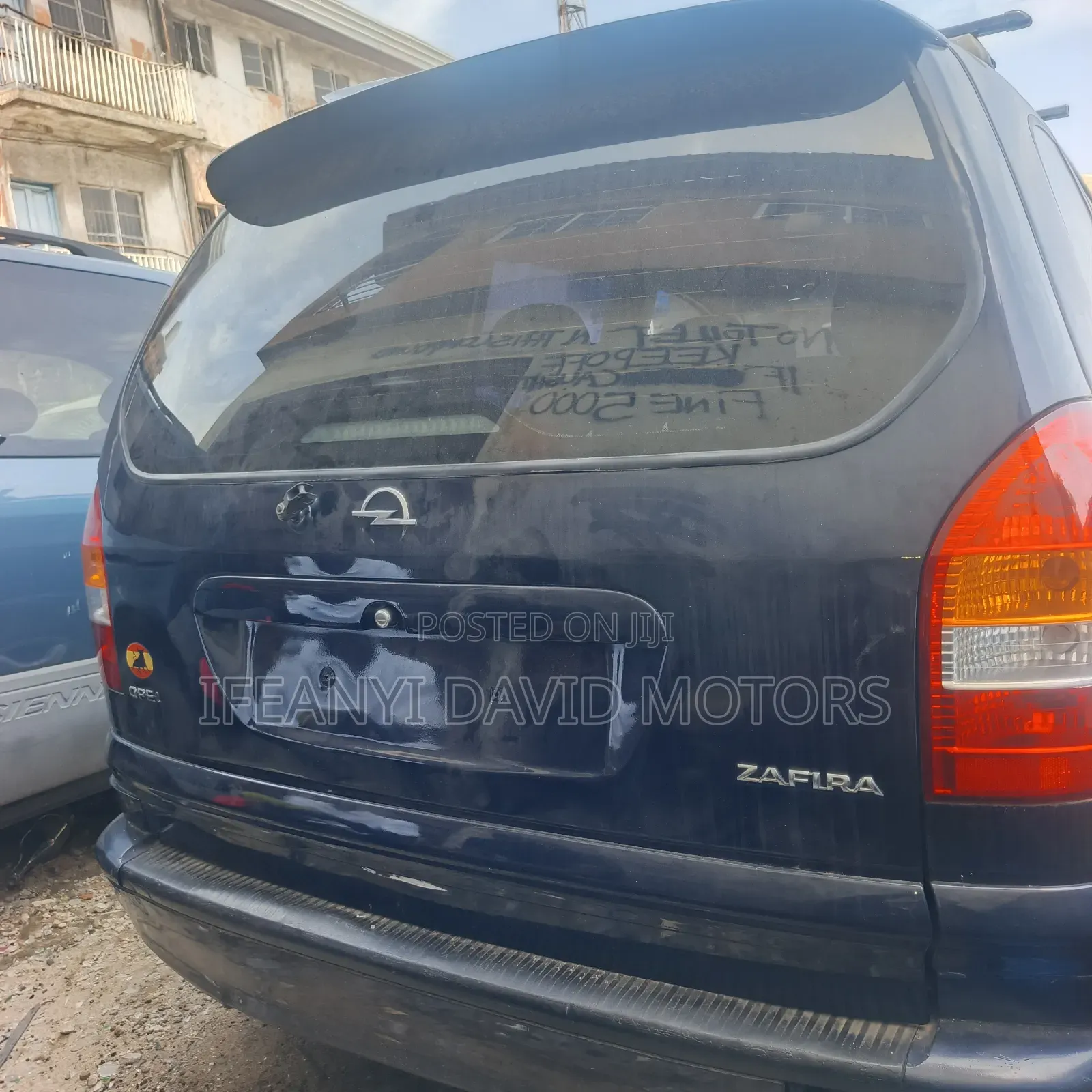 Opel Zafira 2002 Blue