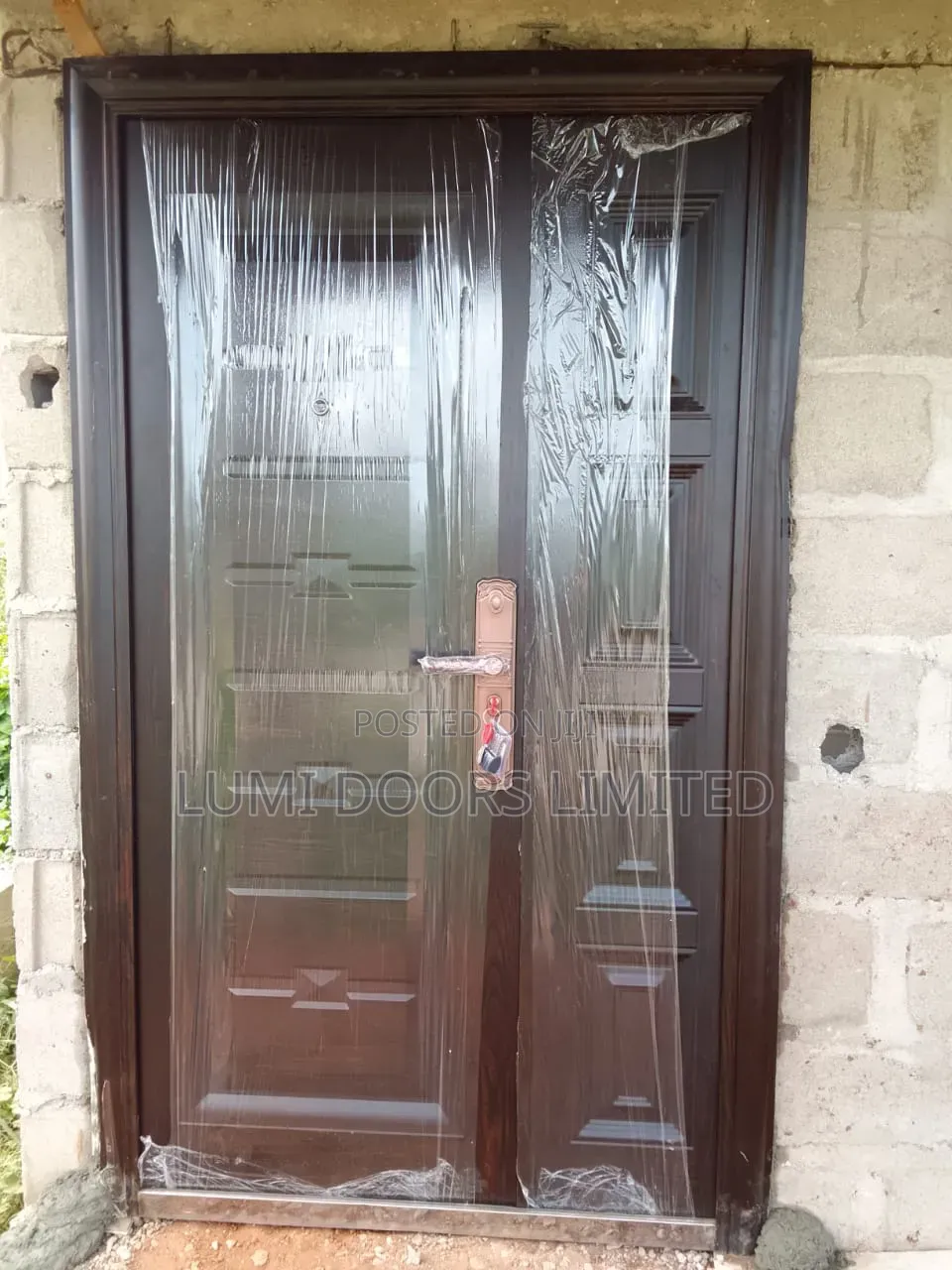 Security Steel Double Door