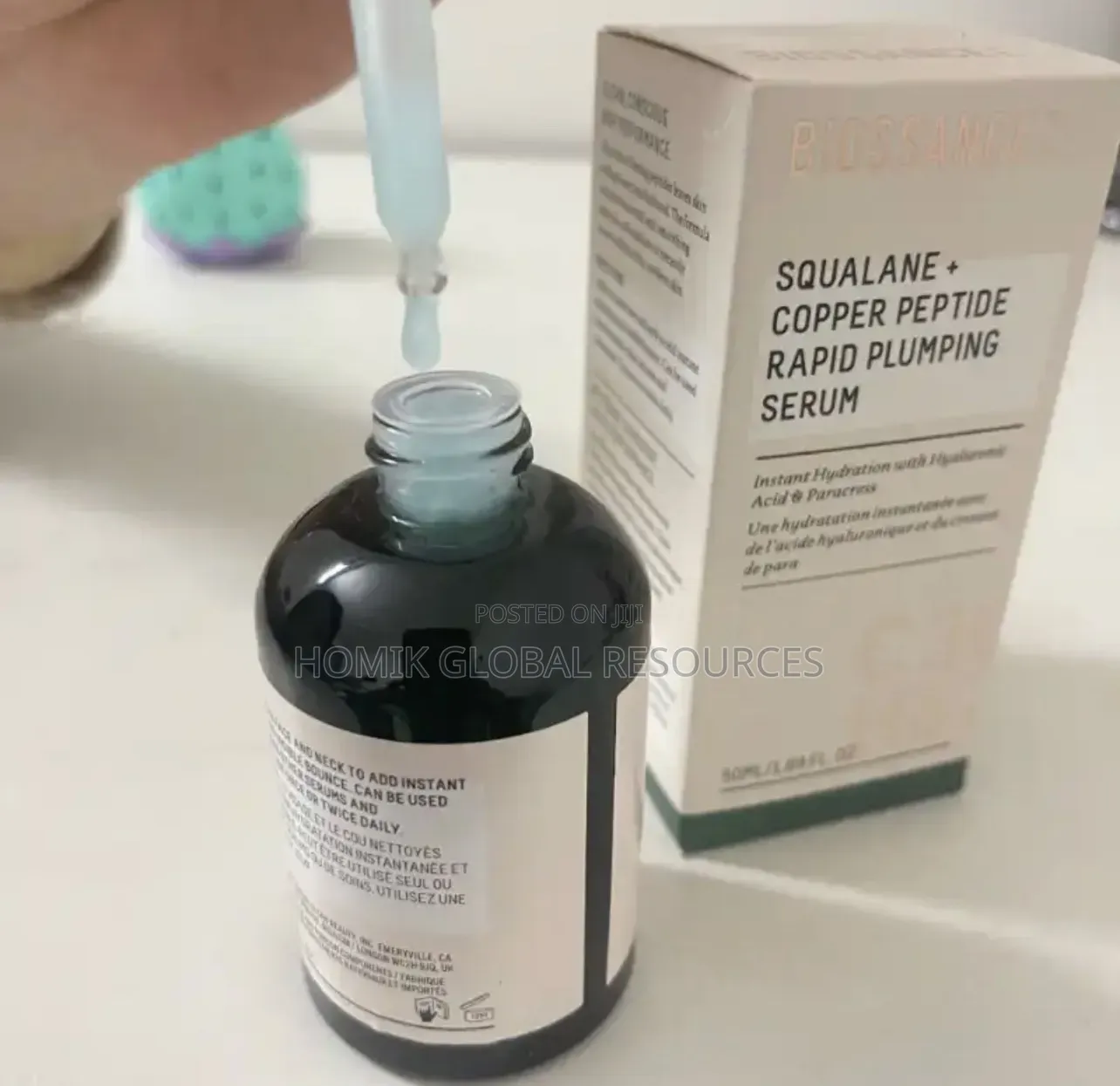 Biossance Squalane Copper Peptide Rapid Plumbing Serum (50ml)