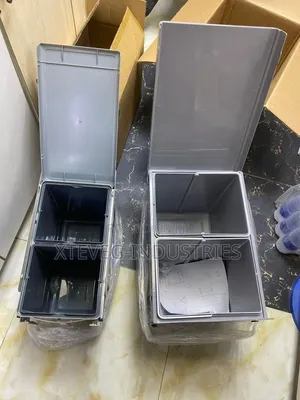 Cabinet Plastic Pull-Out Trash Can