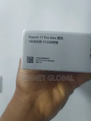 New Xiaomi 17 Pro Max 512 GB Black