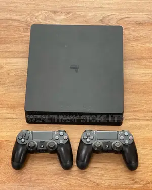 Sony Playstation 4 Slim (Ps4 Slim) – 500gb With 2 Wireless Controllers