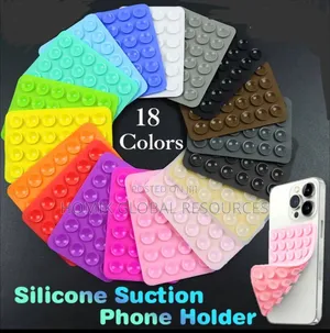 1pc Multifunctional Anti-Slip Silicone Suction Phone Holder