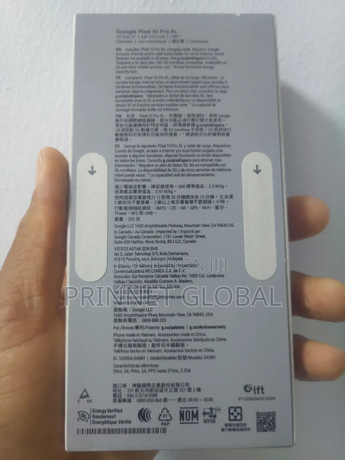 New Google Pixel 10 Pro XL 1 TB Black