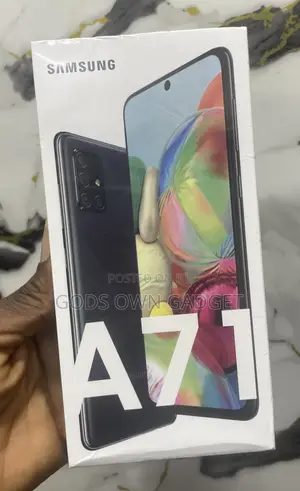 New Samsung Galaxy A71 128 GB Black