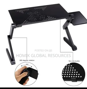 360° Multifunctional Laptop Stand With Mouse Base Cooling Fan