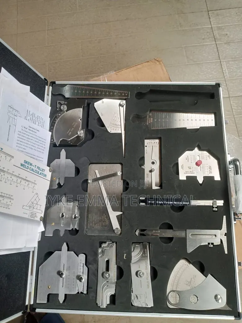 Manufacturing Inspection Ruler Welding Gauge Tool Inspection Kit Welding Inspection Ruler Set - Iyke ...