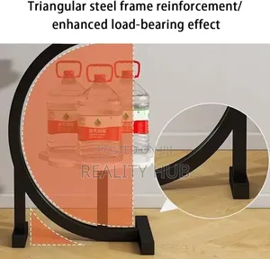 C-Shape Small Side Table Flower Shape Decorative Table