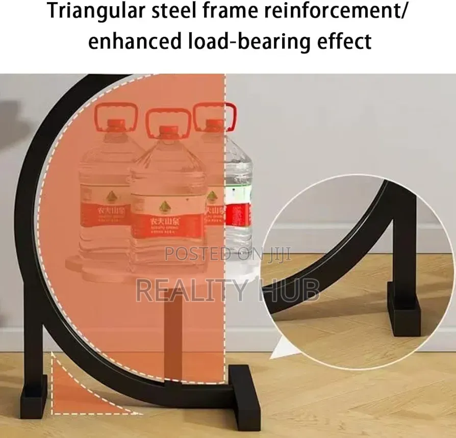 C-Shape Small Side Table Flower Shape Decorative Table