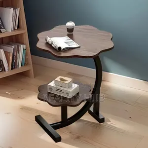 C-Shape Small Side Table Flower Shape Decorative Table